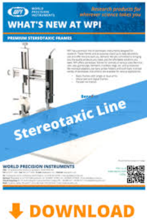 Download the brochure for New Stereotaxic Instruments